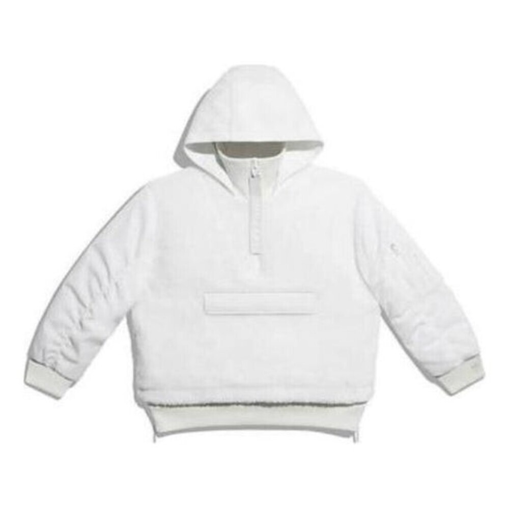 Adidas x Ivy Park Icy Park H18974 Sherpa Jacket Unisex XS White Hooded APP1248